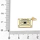 Латунь эмаль подвески KK-U062-36G-3
