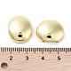 Овальные латунные бусины KK-E102-25G-03-3