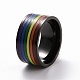 Кольца для пальцев из нержавеющей стали Pride Style 201 RJEW-F119-02EB-2