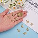 10 шт. Латунные подвески с микропаве KK-SZ0005-37-2