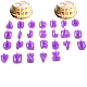 ПП пластиковые формочки для печенья LETT-PW0002-53-4
