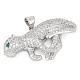 Латунные микро проложить кубического циркония подвески KK-M307-08P-2