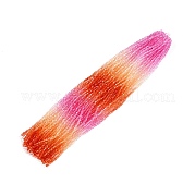 Градиентные цветные стеклянные бусины DGLA-A039-T2mm-A04