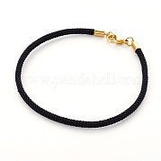 Плетеный браслет из хлопкового шнура MAK-L018-03A-03-G
