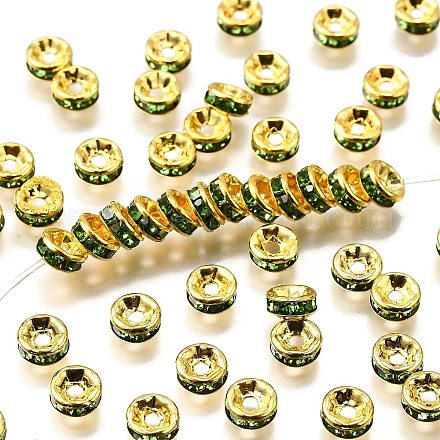 Латунные бусины разделители для поставки стразов RB-A014-Z6mm-07G-1
