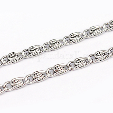 Устойчивые к потускнению цепи из нержавеющей стали 304 lumachina CHS-L001-128-0.8mm-1