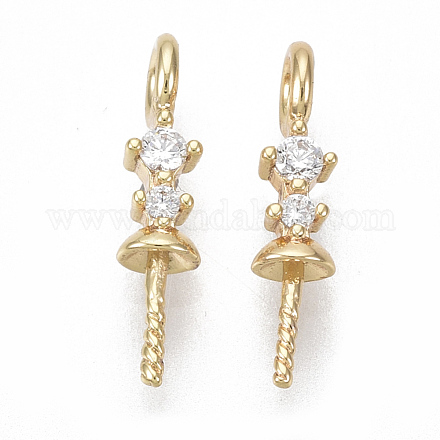 Латунные микропейв с кубическим цирконием KK-S356-046G-NF-1