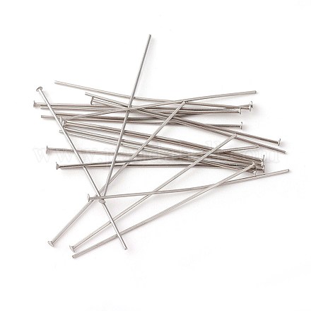 Плоские головки штифтов из нержавеющей стали 304 STAS-G185-07P-0.6x40mm-1