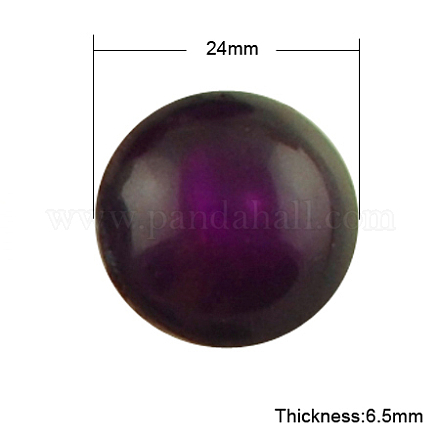 Кабошоны из смолы CRES-R062-24mm-30-1