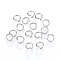 Tarnish Resistant 304 Stainless Steel Open Jump Rings, Metal Connectors for DIY Jewelry Crafting and Keychain Accessories, Stainless Steel Color, 22 Gauge, 4x0.6mm, Inner Diameter: 3mm