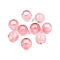 Cherry Quartz Glass Beads, Large Hole Beads, Rondelle, 10~10.5x7.5~9mm, Hole: 5mm