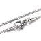 Tarnish Resistant 304 Stainless Steel Boston Link Chain Necklaces, with Lobster Claw Clasps, Stainless Steel Color, 17.7 inch(45cm)