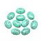 Synthetic Turquoise Cabochons, Dyed, Oval, 14x10x6mm