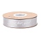 Polyester Grosgrain Ribbons, with Word Just For You, for Gifts Wrapping Party, Light Grey, 1 inch(25mm), 45m/Roll