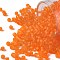 TOHO Round Seed Beads, Japanese Seed Beads, (10BF) Transparent Frost Hyacinth, 8/0, 3mm, Hole: 1mm, about 1110pcs/50g