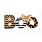 Single Face Printed Wood Big Pendants, Halloween Charms, BOO, Word, 85x200x3.5mm, Hole: 4mm