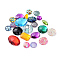 Random Mixed Material Cabochons & Links, Mixed Shapes, Mixed Color, 10~25x10~20x4~6mm, Hole: 0~1mm, about 835pcs/500g