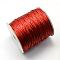 Korean Waxed Polyester Cords, FireBrick, 1.5mm, about 200yards/roll(600 feet/roll)