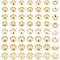 HOBBIESAY 160Pcs 8 Style Multi-Petal Flower Bead Caps 4-8mm 304 Stainless Steel Bead Cap Spacers Golden Spacer End Caps for Earring Bracelet Necklace Jewelry Making, Hole: 0.8-2.1mm