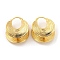 Rack Plating Brass Hoop Earrings, Long-Lasting Plated, Cadmium Free & Lead Free, Real 18K Gold Plated, 29.5x25.5x13mm