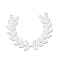 Non-Tarnish 201 Stainless Steel Pendant Links, Laser Cut, Leaf, Stainless Steel Color, 30x37x1mm, Hole: 1.6mm