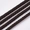Acrylic Fiber Cords, Coconut Brown, 3mm, about 6.56 yards(6m)/roll