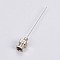 Stainless Steel Fluid Precision Blunt Needle Dispense Tips, Stainless Steel Color, 49.7x6.2x5.7mm, Hole: 4mm, Pin: 0.5mm