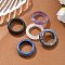 Natural Gemstone Plain Band Ring for Women, US Size 6 1/2(16.9mm)