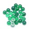 Natural Dyed & Heated Green Onyx Agate Cabochons, Half Round, 4x2~2.5mm