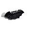 Halloween Theme Cellulose Acetate Claw Hair Clips, Hair Accessories for Women, Bat, 23x58mm