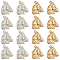 16Pcs 2 Colors 304 Stainless Steel Pendants, Horse Head, Golden & Stainless Steel Color, 21.5x19x2mm, Hole: 1.5~2mm, 8pcs/color