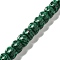 Synthetic Malachite Beads Strands, Pumpkin, 10x14x12.5mm, Hole: 1mm, about 20pcs/strand, 7.72''~7.76''(19.6~19.7cm)