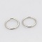 Tarnish Resistant 304 Stainless Steel Open Jump Rings, Stainless Steel Color, 22 Gauge, 4x0.6mm, Inner Diameter: 2.8mm, Hole: 3mm