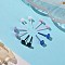 Hypoallergenic Bioceramics Zirconia Ceramic Square Stud Earrings, No Fading and Nickel Free, Mixed Color, 4x4mm