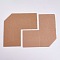 Safety Kraft Paper Photo Album Corner Protector, BurlyWood, 171x171x1.8mm
