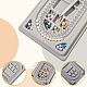 Пластиковые флокированные дизайнерские доски из бисера ODIS-YW0001-05-4