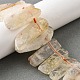 Природный желтый кварц нитей бисера G-S386-D22-1
