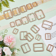 20 шт. 5-х стильные застежки-пряжки из сплава FIND-WR0006-86-4