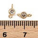 Латунные подвески из прозрачного кубического циркония KK-H078-09C-G-3