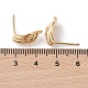 Серьги-гвоздики из латуни с прозрачным фианитом KK-G491-57C-G-3