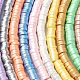 10 нитка 10 цвета бусины из полимерной глины ручной работы CLAY-YW0001-90-1