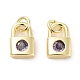 Латунные микро проложить кубического циркония подвески KK-C051-13G-04-1