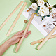 Полукруглые деревянные палочки WOOD-WH0030-71-3