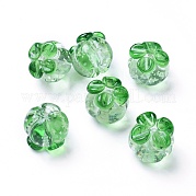 Светящихся ручной работы Lampwork бисер LAMP-G140-06