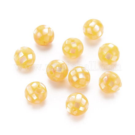 Бусины из cмолы SSHEL-T014-38-8mm-03-1