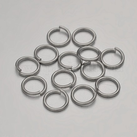 Латунные открытые прыжковые кольца прыжковые кольца KK-E647-06P-8mm-1