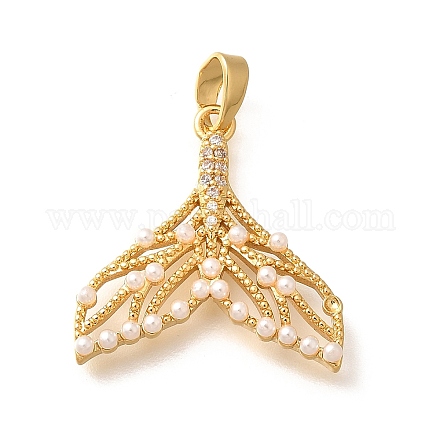 Подвески из латуни с микропаве из циркония KK-R212-09G-1