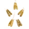 Natural Hemimorphite Pendants, for Jewelry Making, Teardrop, 45~45.5x12~12.5x4~4.5mm, Hole: 1mm