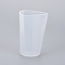 250ml Silicone Measuring Cup, Triangle, For UV Resin, Epoxy Resin Jewelry Making , White, 7.9x8x11.8cm, Capacity: 250ml(8 fl. oz)