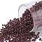 TOHO Round Seed Beads, Japanese Seed Beads, (502) High Metallic Amethyst, 15/0, 1.5mm, Hole: 0.7mm, about 3000pcs/10g